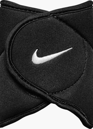 Утяжелители nike ankle weights черный 2х1,1 кг