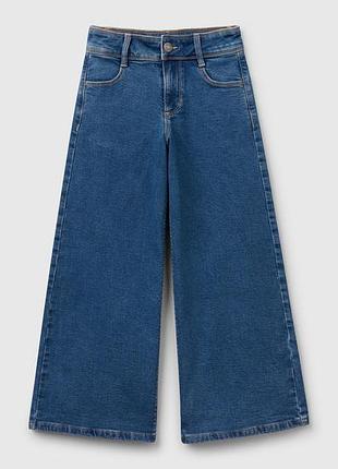 Детские синие кюлоты джинсы benetton