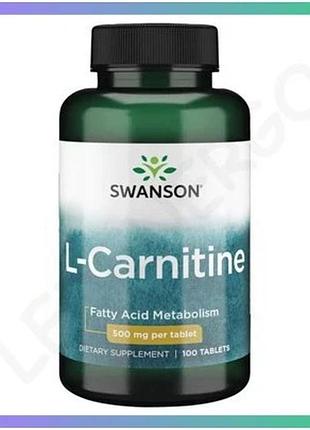 L-carnitine 500мг 100 капсул для снижения веса без сахара поддержка мозга и энергии sku_dsn_100-89-7714814-20
