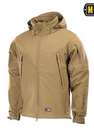 M-tac куртка soft shell tan (койот)