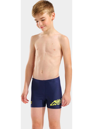 Плавки для хлопчиків arena lettering swim short синій 152 см (010864-700)
