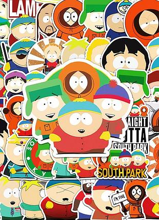 Набор наклеек южный парк south park саус парк стекерпак наклейки стикеры подарок