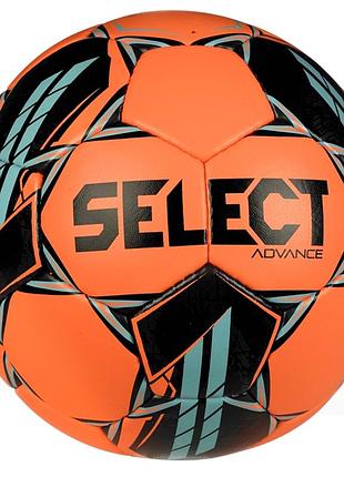 М'яч футбольний select fb advance помаранчевий, синій уні 5