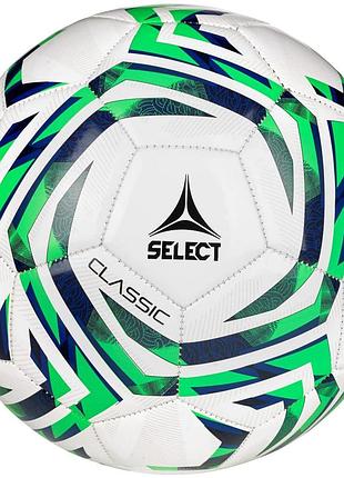 Мяч футбольный select fb classic v25 белый, зеленый уни 5