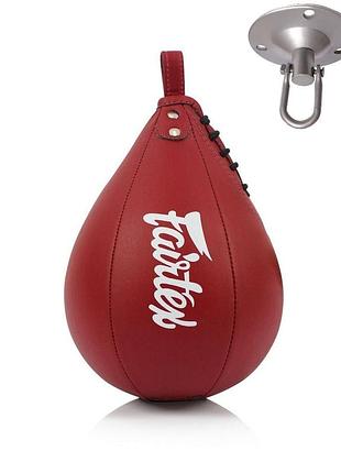 Пневмогруша боксерська fairtex sb1 red + кріплення