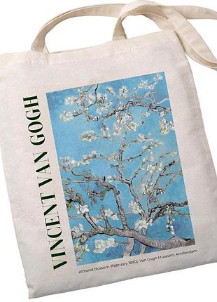 Эко-шоппер bookopt bk4098 vincent van gogh almond blossom бежевый