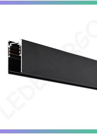 Магнитный трековый светильник italux magnetic черный 1000мм для современного освещения интерьерный све sku_it-trma-263537-1m
