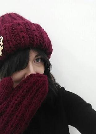 Брошь олень голова оленя с рогами золото значок пин рога