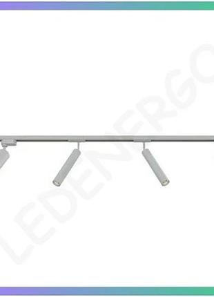Комплект трекового освещения oledim set-8 1x2+2 белый дизайнерская люстра для акцентного освещения sku_7771725