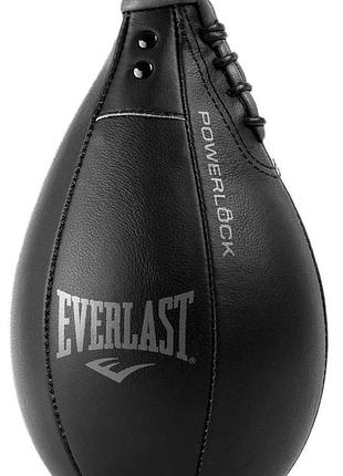Боксерська груша everlast powerlock speed bag чорний уні m