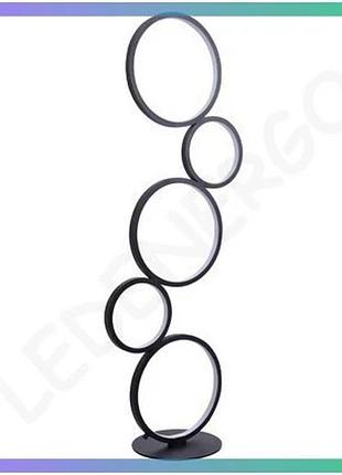 Торшер goldlux flamenco черный стиль лофт led 30вт освещение для дома и офиса sku_gl-330178