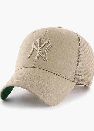 Кепка-тракер 47 brand new york yankees branson хаки уни osfa