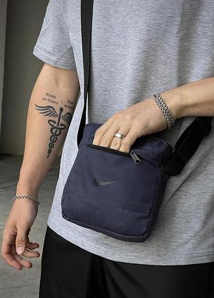 Барсетка nike синя маленька # 9