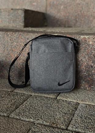 Борсетка nike серый меланж # 9