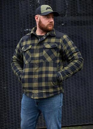 Куртка демисезонная sturm mil-tec "lumber jacket" ranger green/black