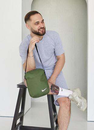 Барсетка nike хакі # 2