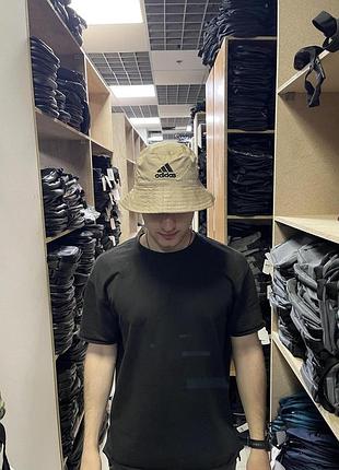 Панама бавовняна базова adidas бежева #