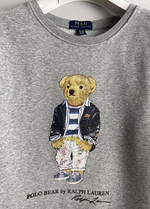 Стильний сірий світшот polo ralph lauren