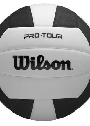 М'яч волейбольний wilson pro tour vb new black/white of