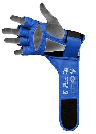 Перчатки для мма rdx aura plus t-17 blue/black m 2