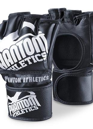 Перчатки для мма phantom blackout black s/m