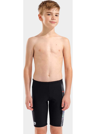Плавки для мальчиков arena lit logo swim jammer черный 116 см (010693-550)