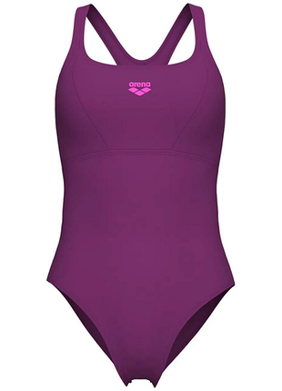 Купальник закритий для жінок arena solid swimsuit control pro bac фіолетовий жін