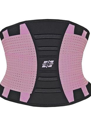 Пояс-корсет для підтримки спини power system ps-6031 waist shaper pink l/xl