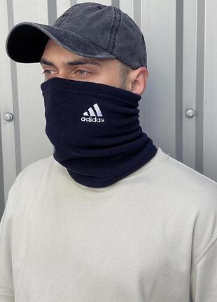 Баф флисовый синий adidas #
