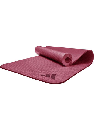 Килимок для йоги adidas yoga mat бордовий 183 х 61 х 1 см
