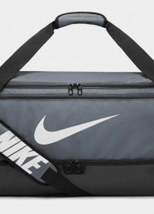 Сумка nike nk brsla m duff - 9.5 60l серый, черный уни 63,5х30,5х30,5 см