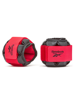 Утяжелители для щиколотки/ запястий reebok premium ankle черный, красный уни 0.5 кг