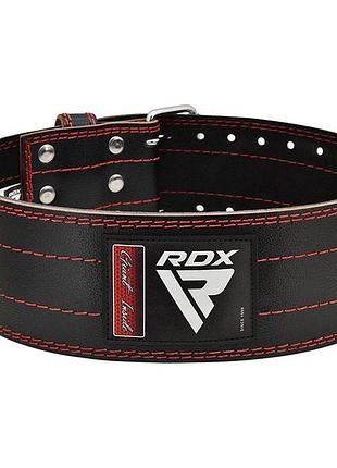 Пояс для пауерліфтингу rdx rd1 шкіряний red xl