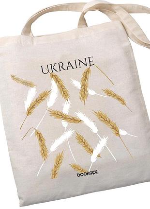 Эко-шоппер bookopt bk4007 ukraine (колоски) бежевый