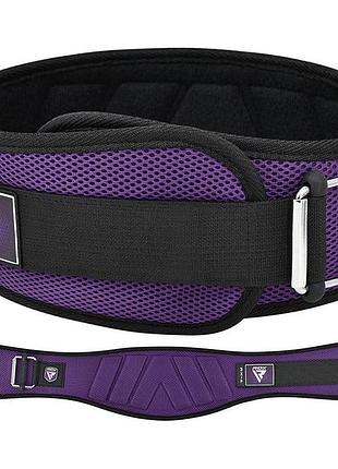 Пояс для важкої атлетики rdx rx4 eva curve неопреновий purple s