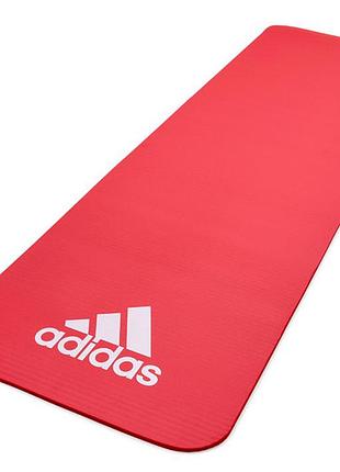 Коврик для фитнеса adidas fitness mat красный уни 183 х 61 х 1 см