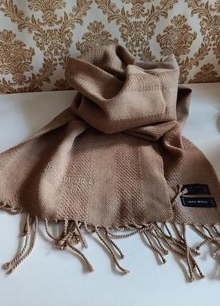 Шарф премиального бренда corneliani италия шерсть 100 % мягкий