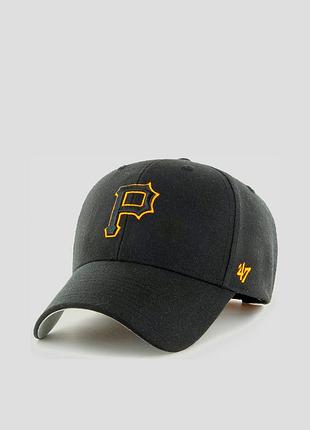 Кепка 47 brand pittsburgh pirates wool черный, серый уни osfa