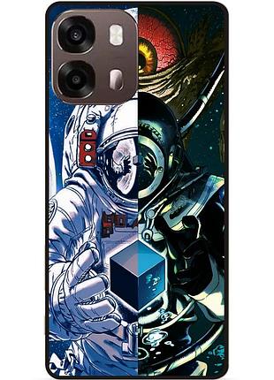 Силіконовий чохол бампер для oppo a6s з малюнком галактика космос