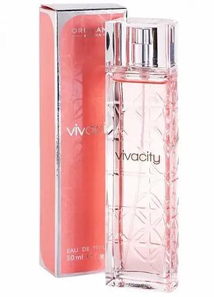 Женская туалетная вода vivacity oriflame 50 мл — оригинал, вивасити орифлейм, свежий цветочный аромат