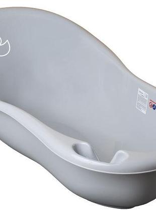 Ванночка 102 см dk-005-122 "каченок" светло-серая tega