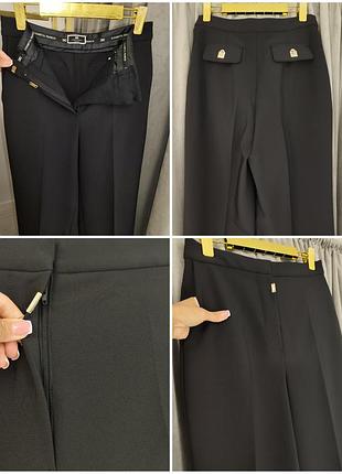 Elisabetta franchi черные брюки со стрелками 5