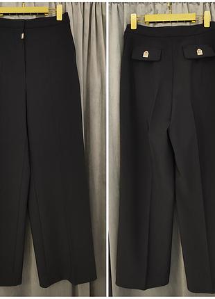 Elisabetta franchi черные брюки со стрелками 3