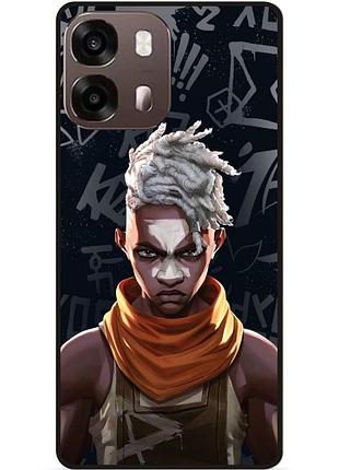 Силіконовий чохол бампер для oppo a6s з малюнком arcane аркейн