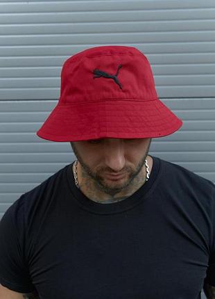 Панама бавовняна базова puma червона #
