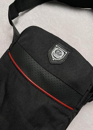 Борсетка из полиэстера philipp plein черная #