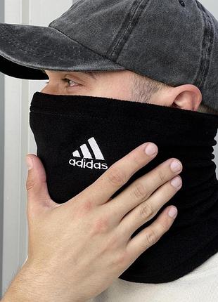 Баф флисовый черный adidas # 4