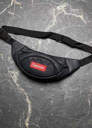 Бананка шкірозамінника темно-синя supreme #
