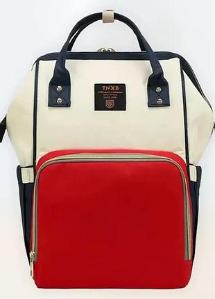 Рюкзак для мамы и малыша божена черно красный lee cooper, мамский рюкзак