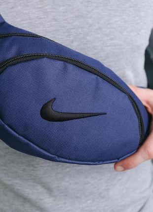 Бананка синяя nike с черным лого # 2